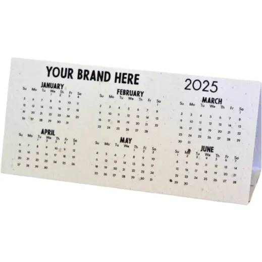 Plantable Paper Tent Calendar